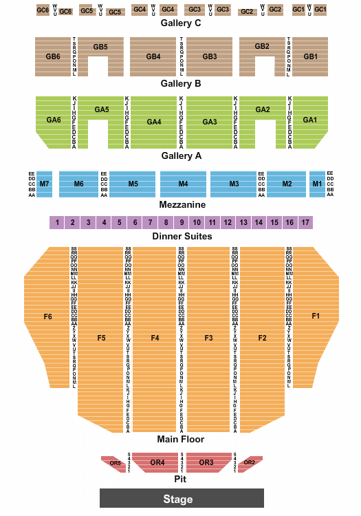 Fox Theatre The Nutcracker Seating Chart